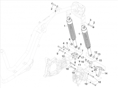 Ανάρτηση πίσω - Αμορτισέρ